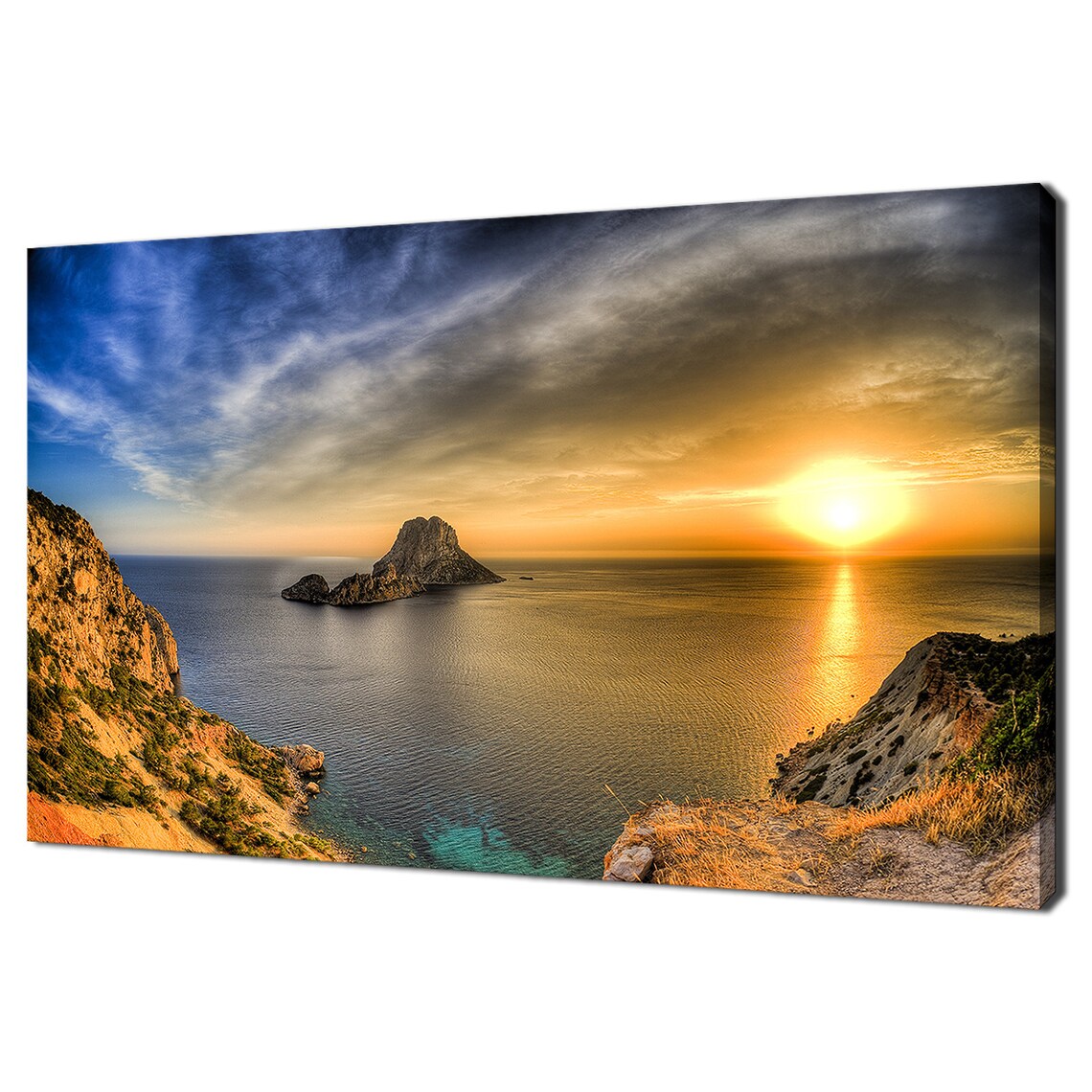 Es Vedra Ibiza Sunset Modern Design Art Print