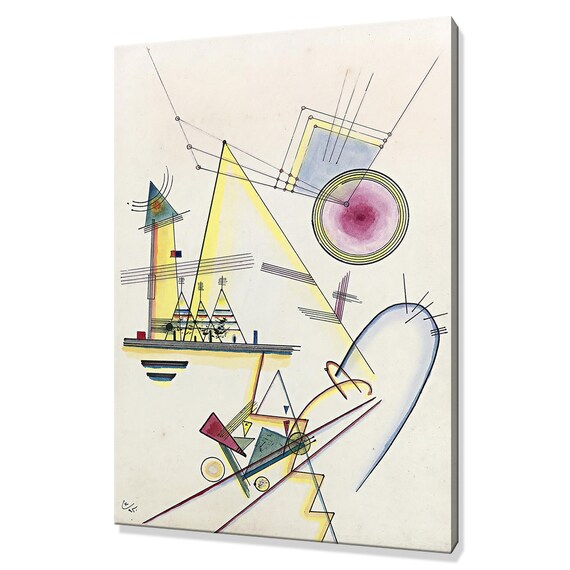 Wassily Kandinsky Delicate Soul 1925 Bauhaus Geometric Art Print