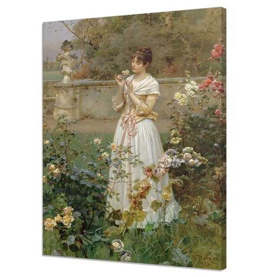 Wilhelm Menzler Rose Garden Portrait Art Print