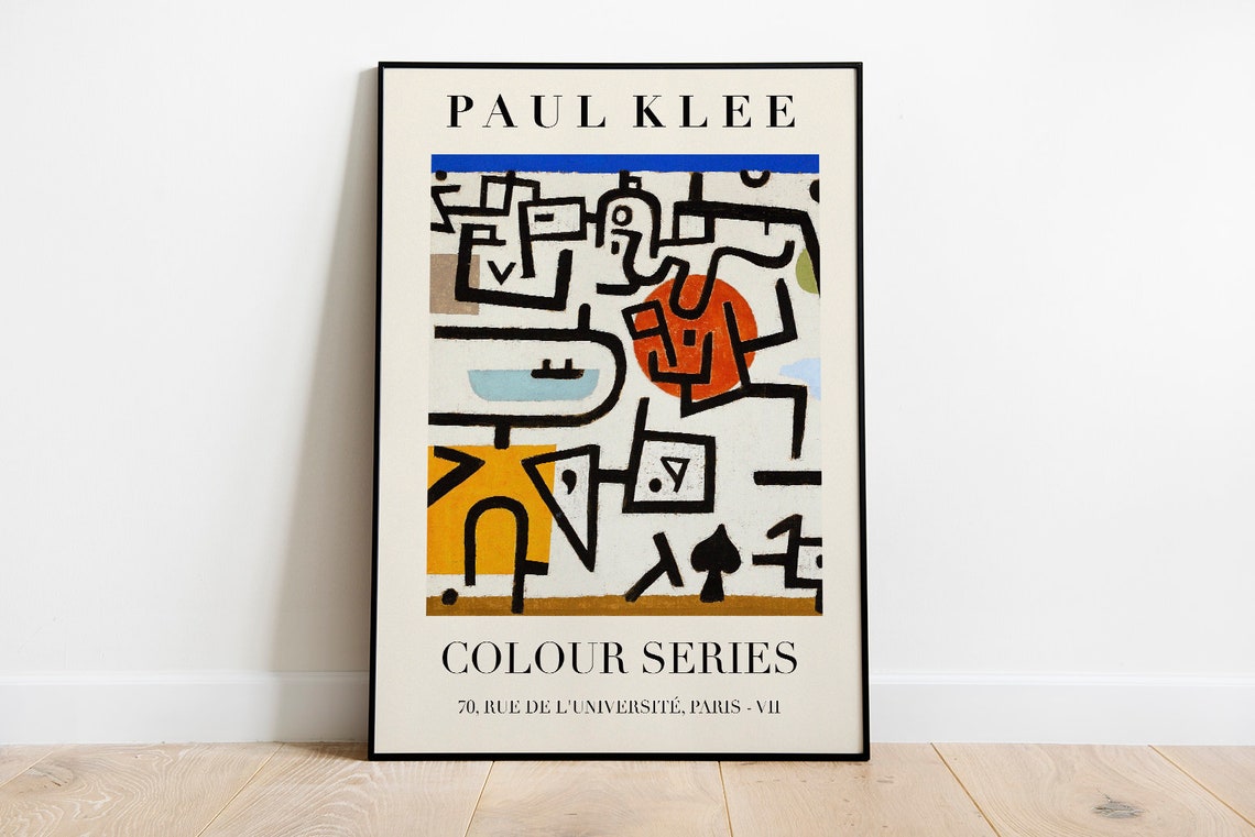 Paul Klee Abstract Composition Colour Series Exhibition Print - Image 2
