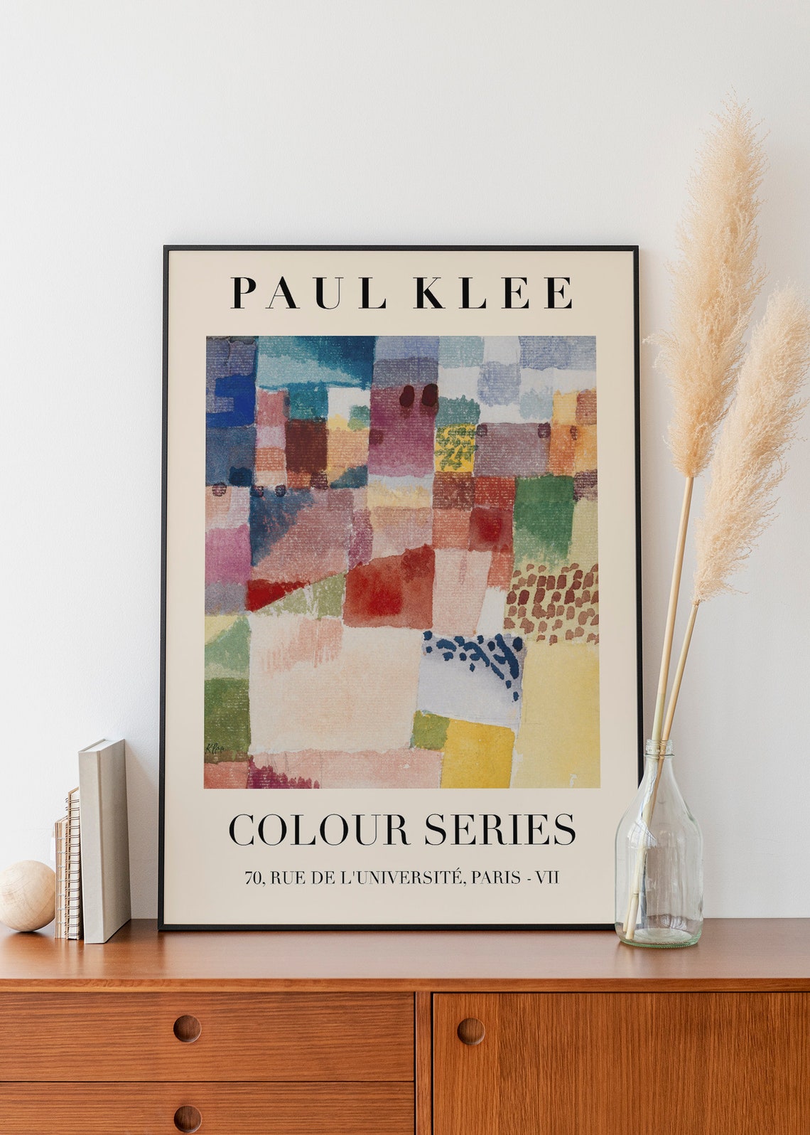 Paul Klee Colour Series Abstract Mosaic Squares Exhibition Poster - Image 4