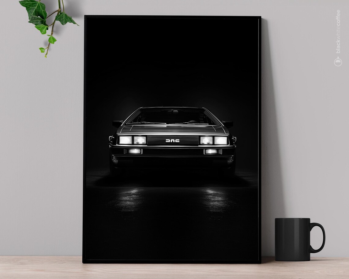 DeLorean Back To The Future-Inspired Art Print