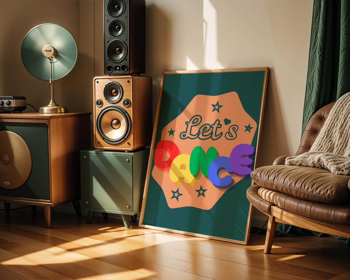 Lets Dance Dancing Themed Home Decor Quote - Image 3