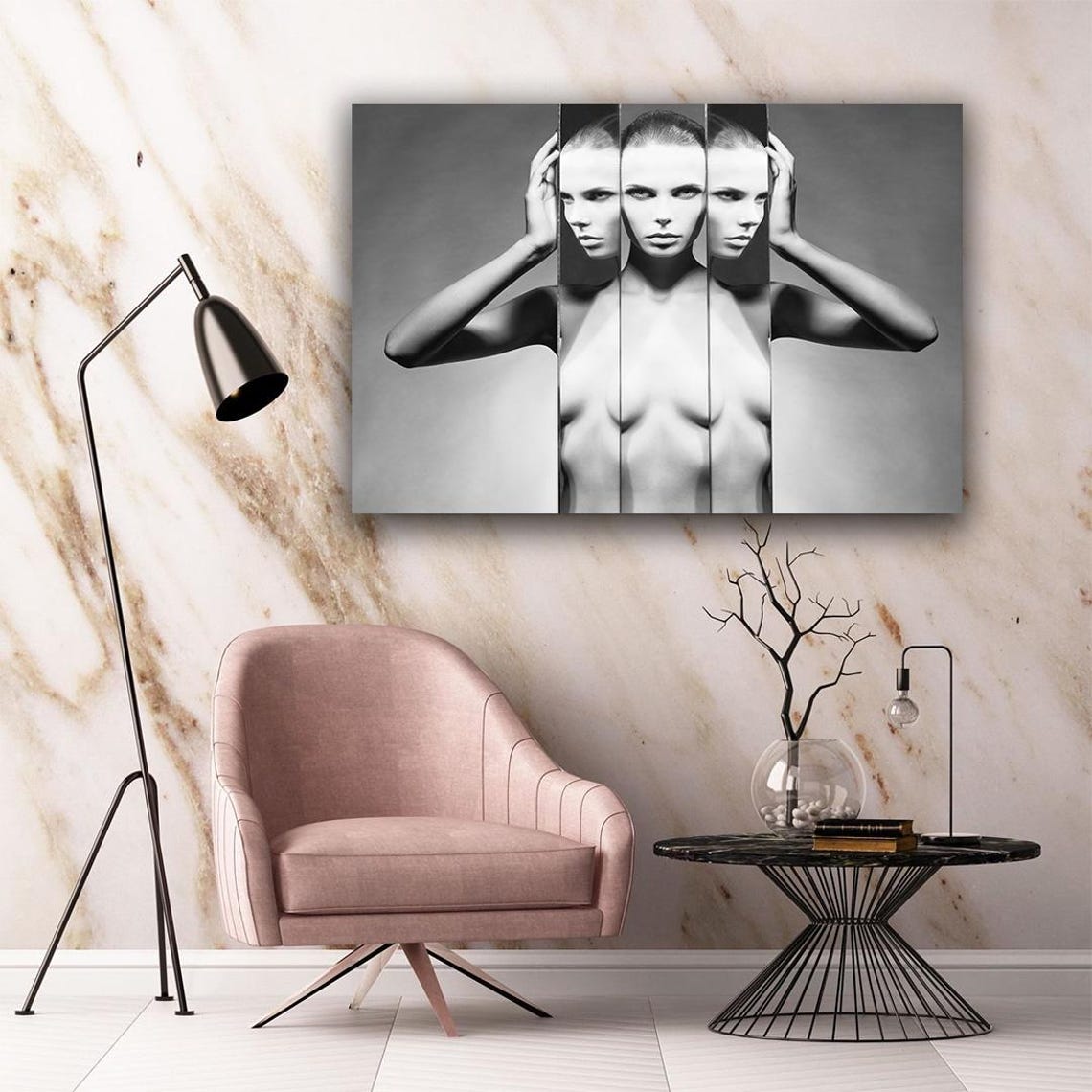 Nude Woman Art Sensual Girl Print Nude Girl Body Wall Art Modern Home Decoration Bedroom Wall Decor Gift For Friends - Image 5