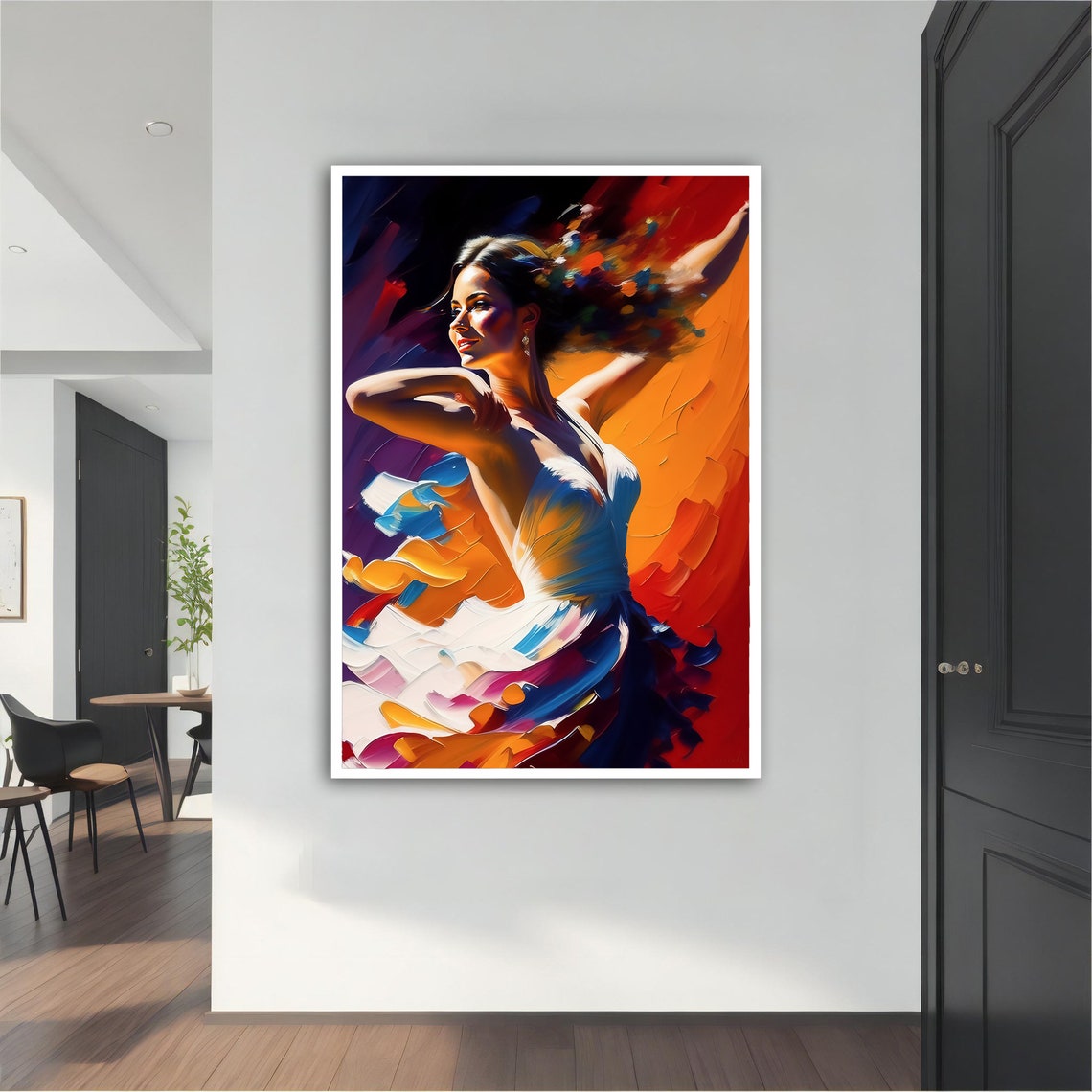 Ballerina Effect Ballerina Girl Painting Ballerina Wall Art Home Decor Ballerina Print Ballerina Girl Painting - Image 5