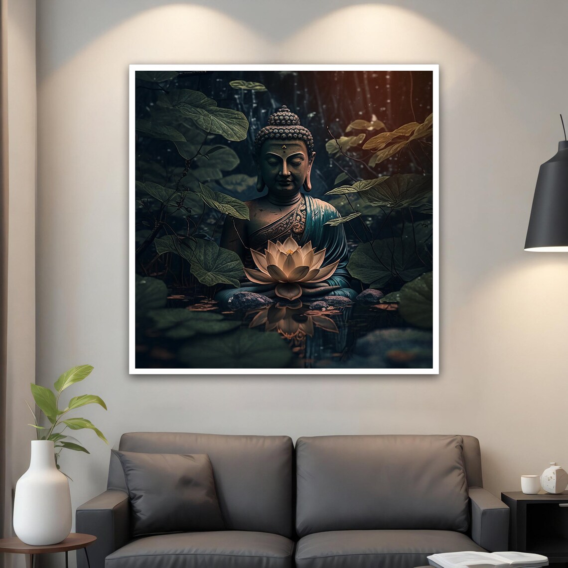 Buddha Wall Art, Buddhism Inspired Art Print - Image 4