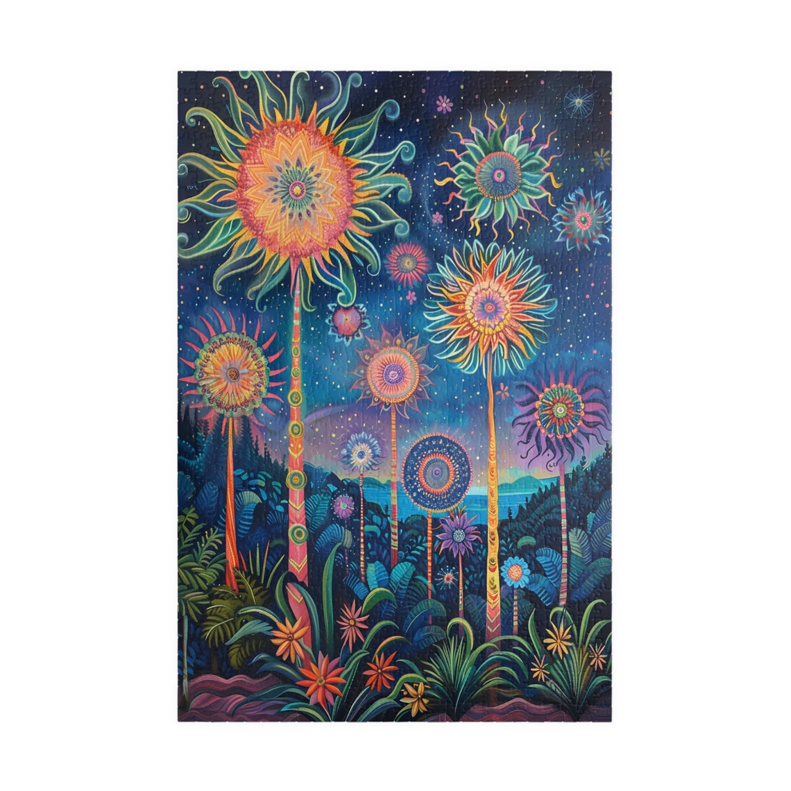 Tropical Firework Dream Iv Jigsaw Puzzle Tech Free Fun Activity Great Gift For Birthdays Paitents And Nursing Homes - Image 3