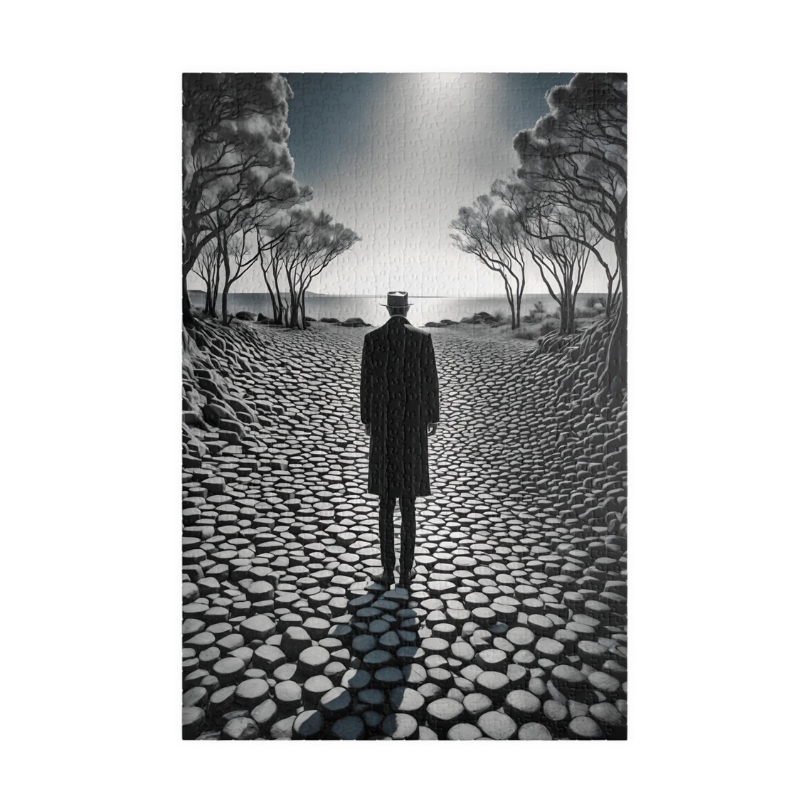 Desert Walk Surreal Art Jigsaw Puzzle Avant Garde Design Epic Challenge For One Fun For A Group Or Family Activity Surrealism Gift - Image 5