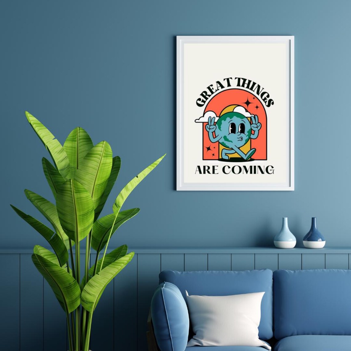 Great Things Are Coming Poster, Motivational Quote