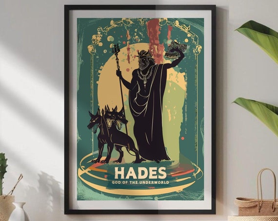 Hades, Greek God of the Underworld Art Print