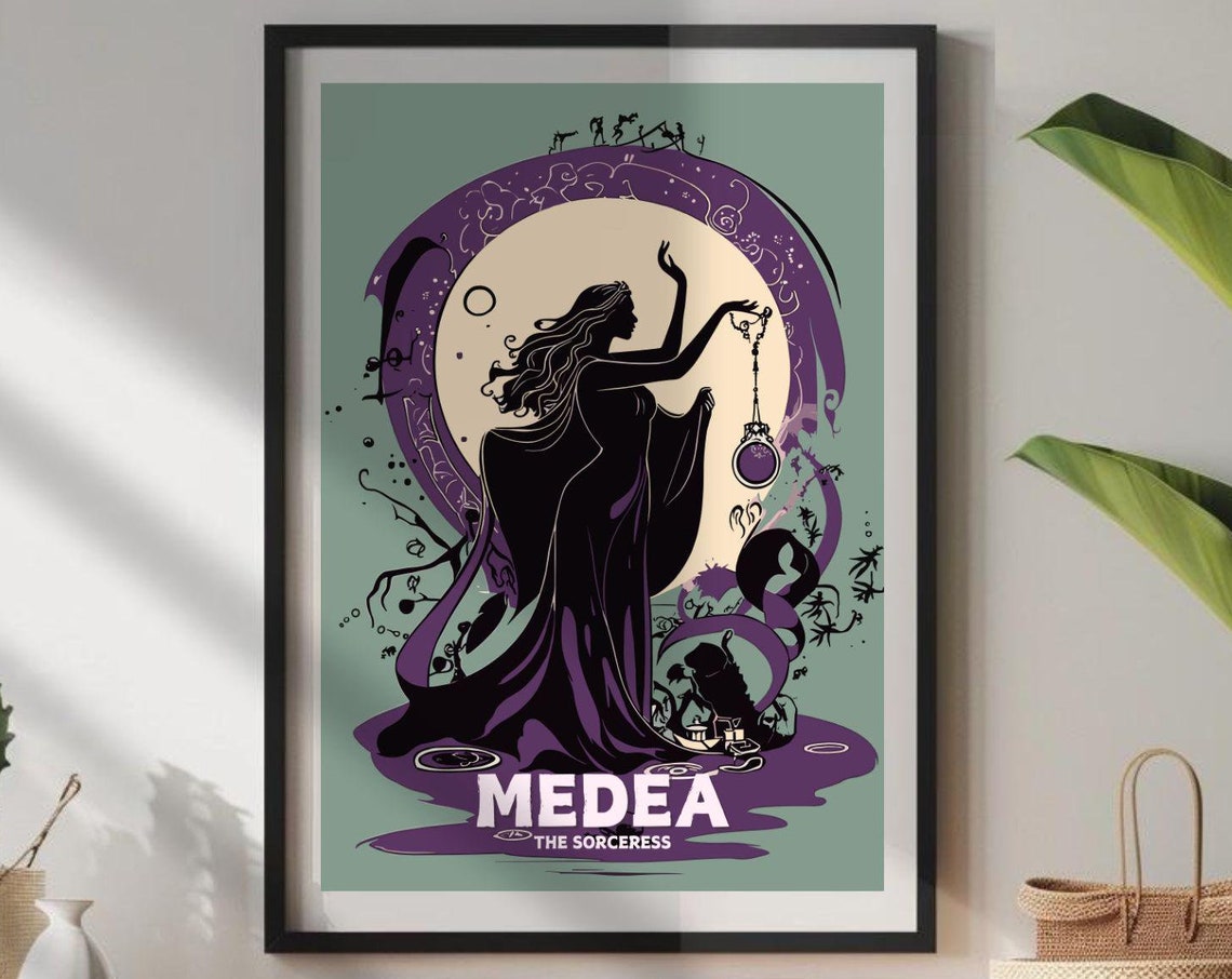 Medea Sorceress Greek Mythology Art Print