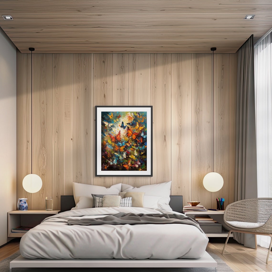 Butterfly Enthusiast Contemporary Art Art Modern Wall Decor Art Prints Instant Wall Art - Image 4