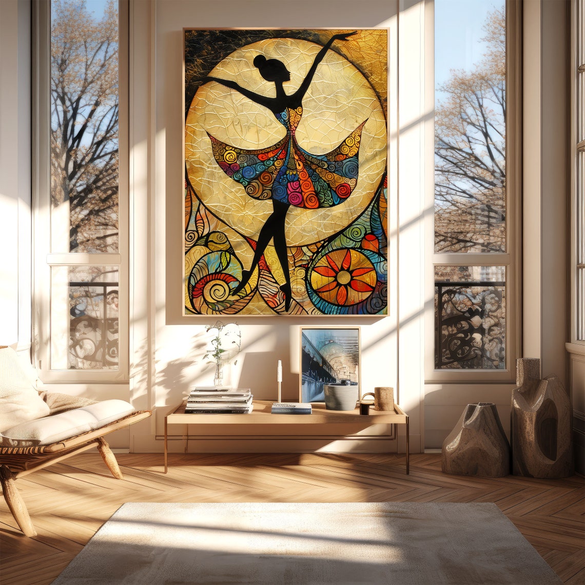 Ballet Dance Ballerina Abstract Art Arts Modern Wall Decor Art Prints Instant Wall Art - Image 6