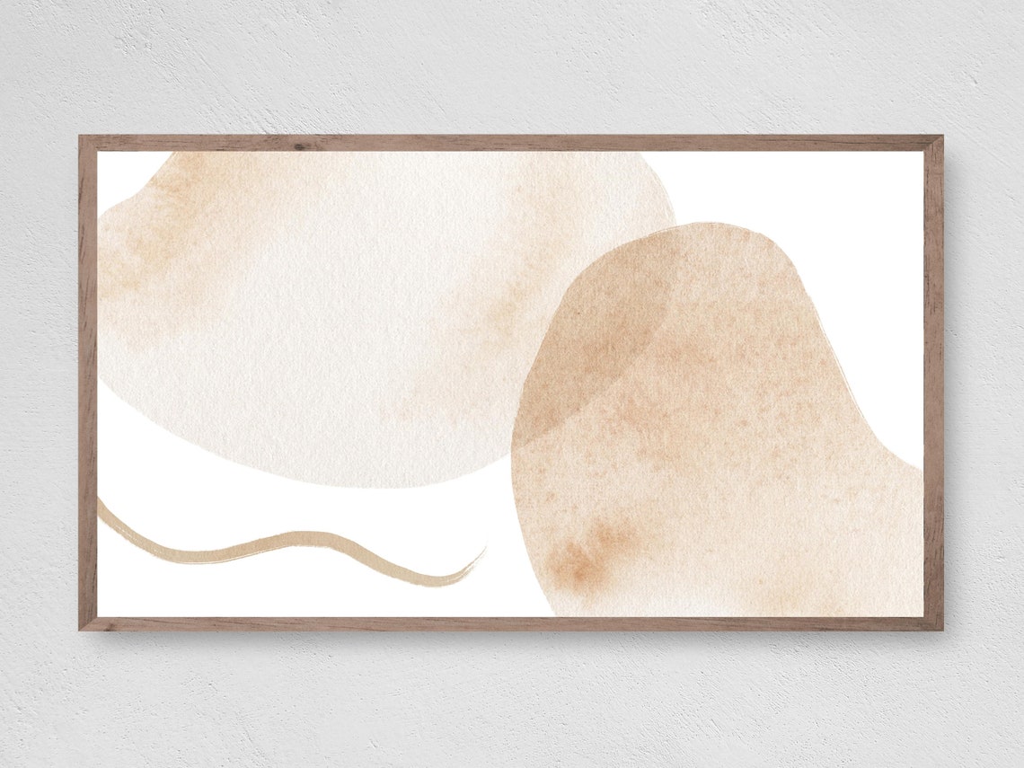 Frame Tv Art Neutral Washed Art Tv Frame Frame Tv Lg Tv Art