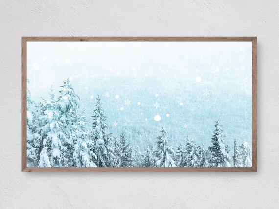 Winter Wonderland Christmas Snow Art Print