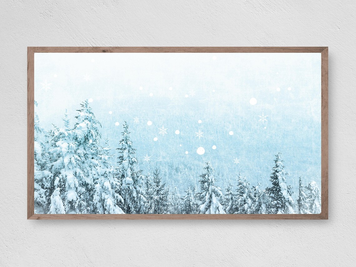 Winter Wonderland Christmas Snow Art Print