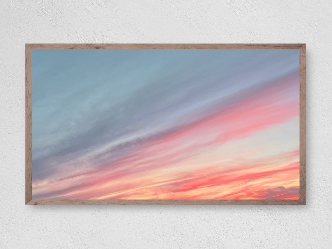 Frame Tv Art Candy Skies Instant Frame Tv Art Art Tv For Frame