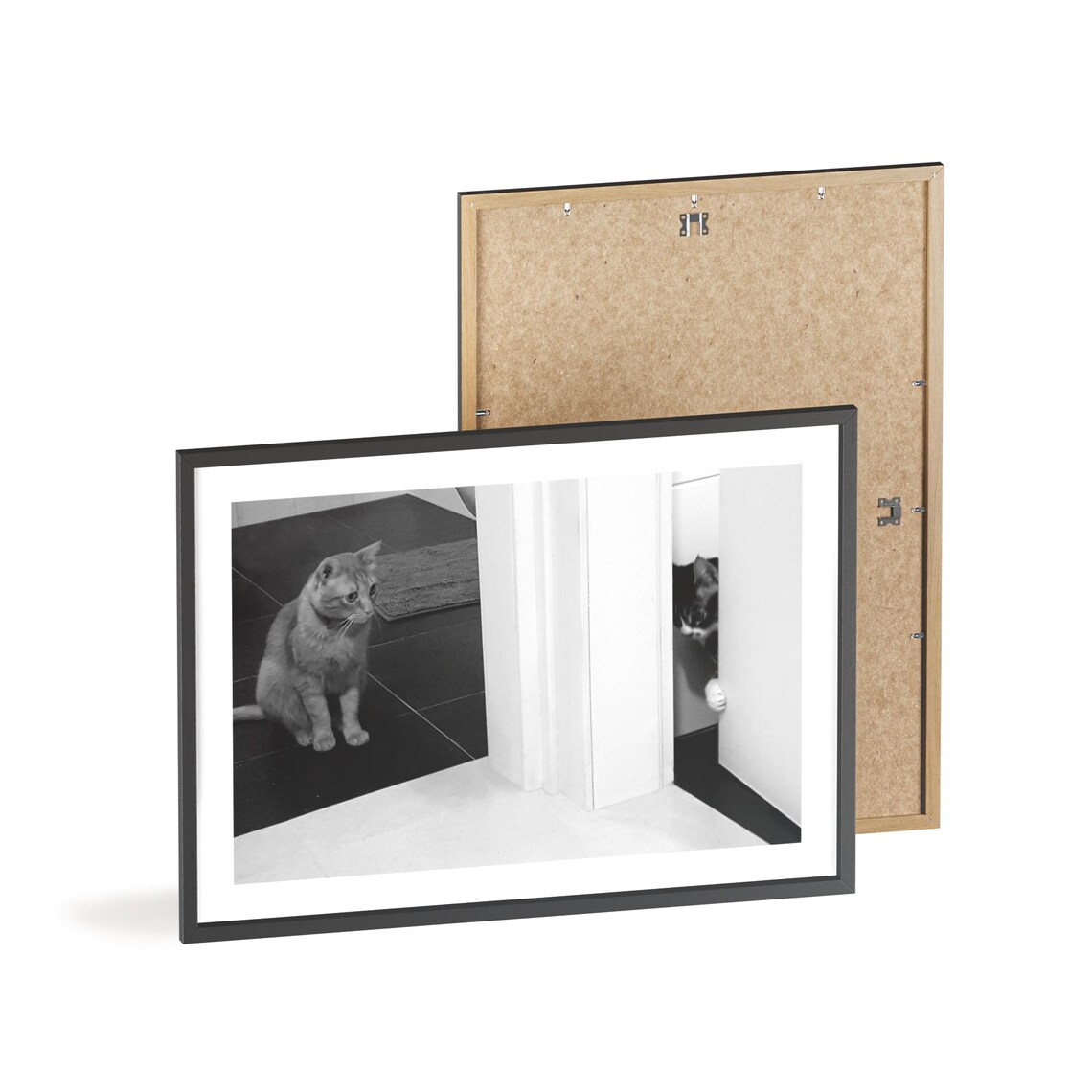 Cat Photograph, Funny Bathroom Wall Art Decor - Image 2