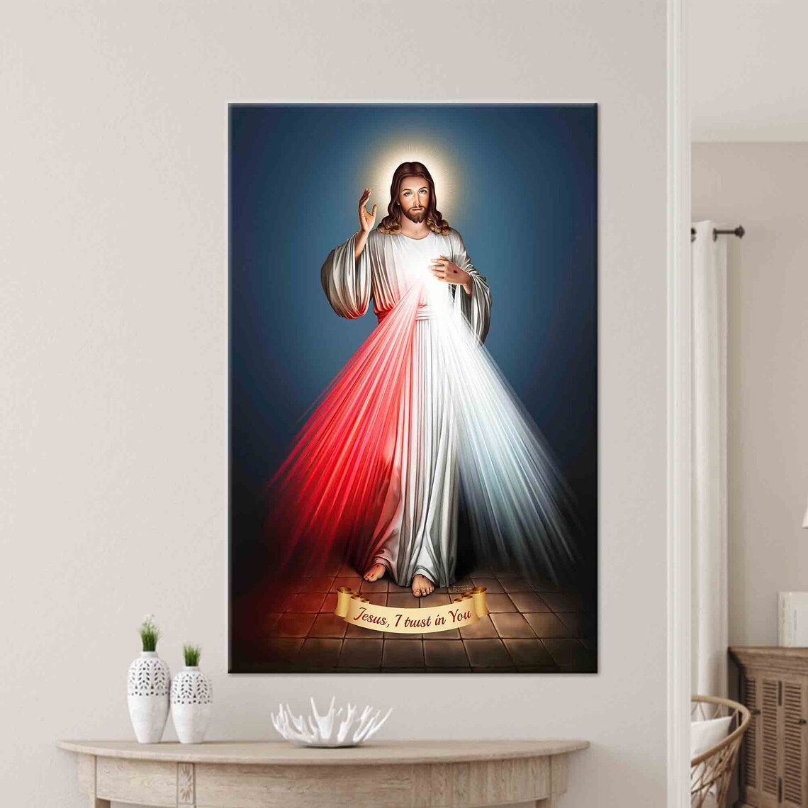 Jesus Christ Modern Christian Wall Art Poster