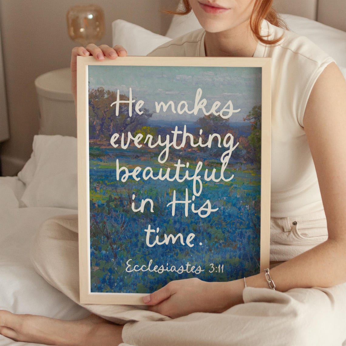 Ecclesiastes 311 Christian Wall Art Bible Verse Wall Art Scripture Decor Wall Art Posters Landscape Mural - Image 3