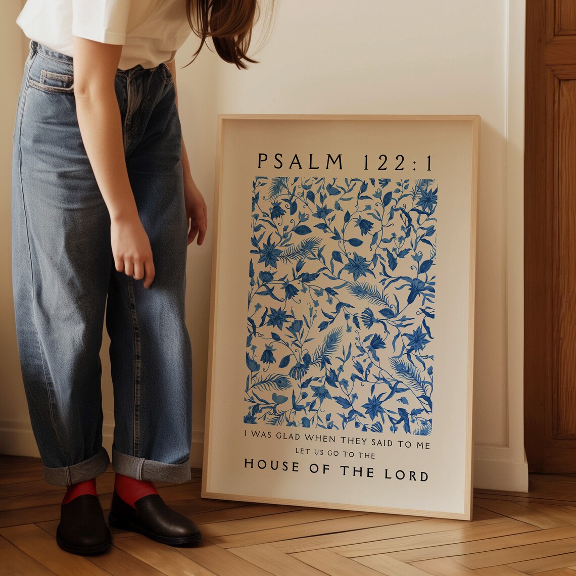 Christian Wall Art Bundle, Vintage Bible Verse Prints - Image 4