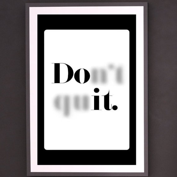 Do It Motivational Poster Bedroom Or Office Poster Hanging Wall Art Minimalist Discipline Poster Wall Decor