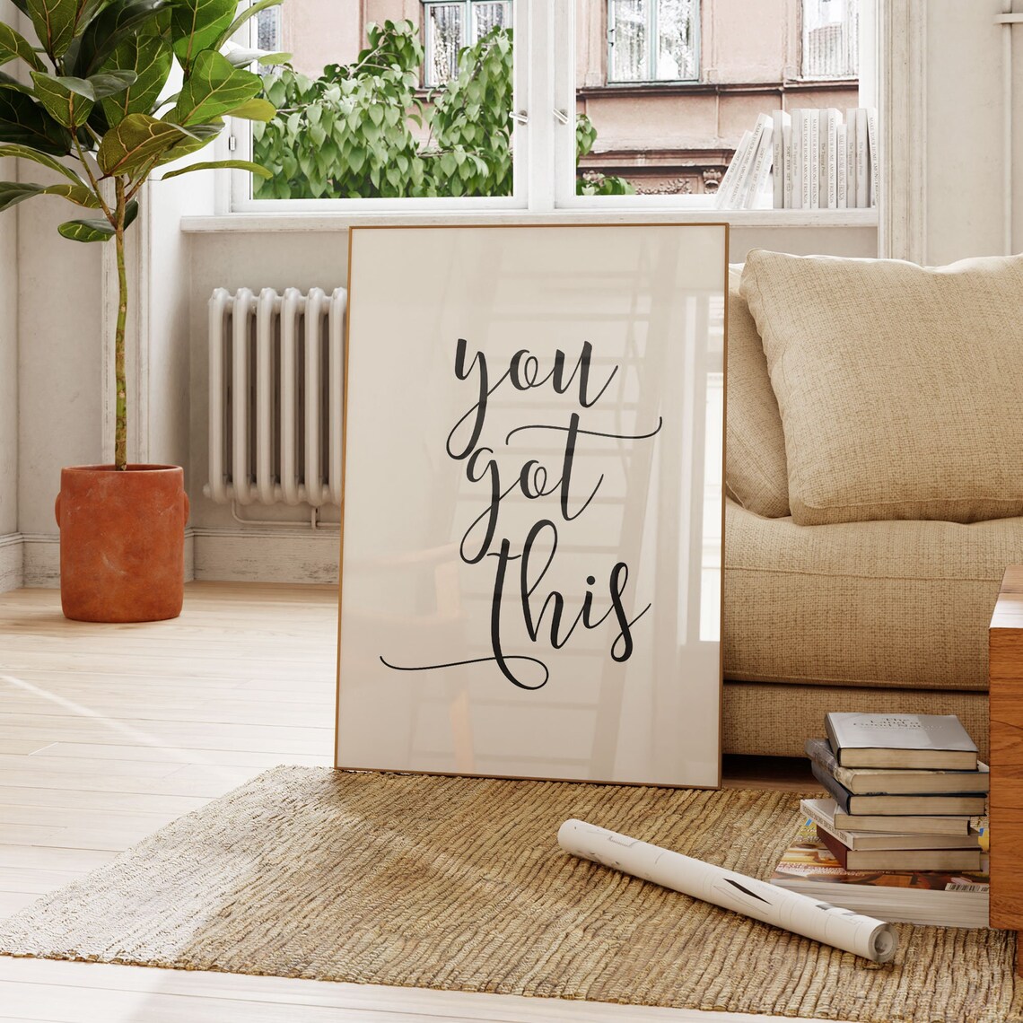 You Got This Motivational Quote Art Print - Image 2