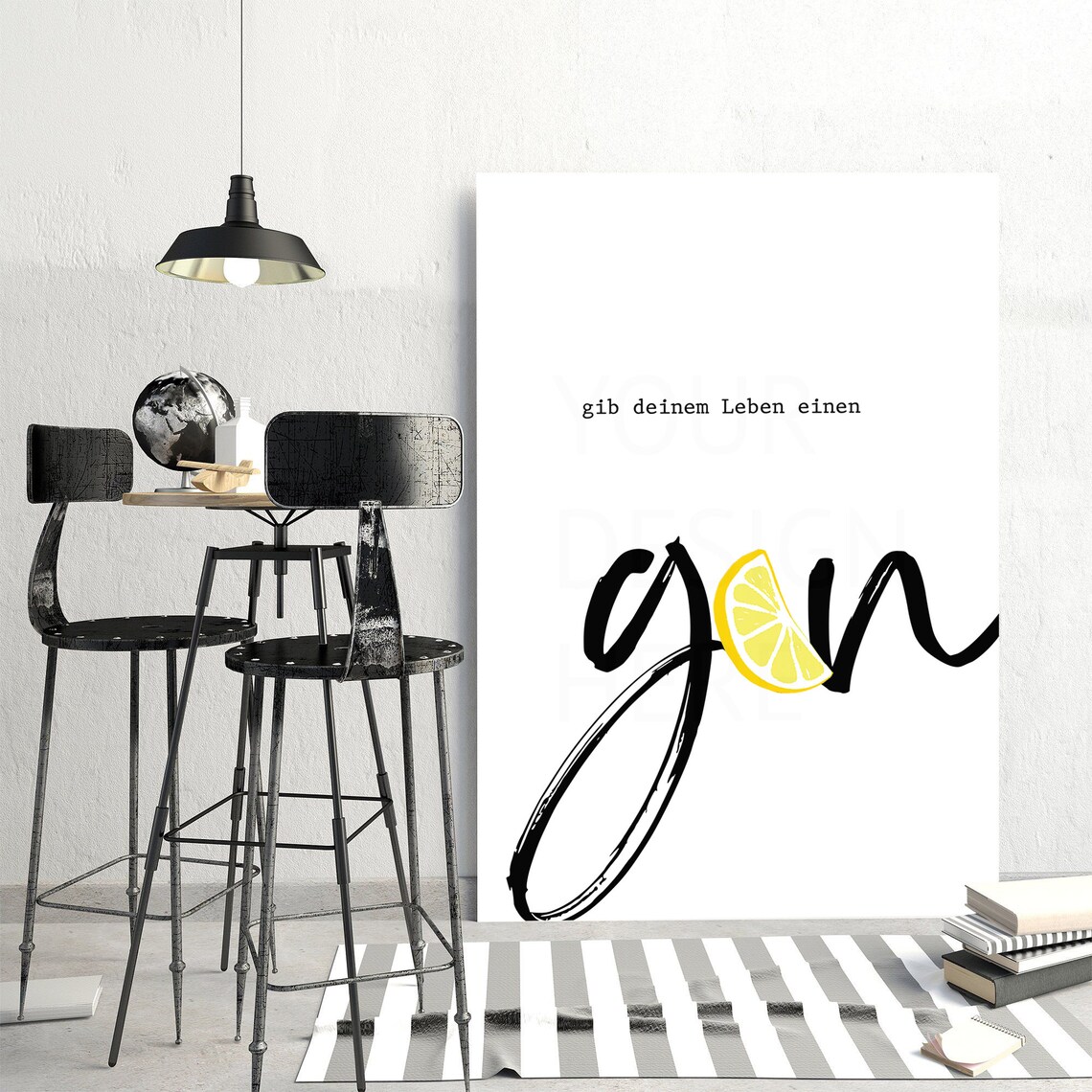 Gin Sayings Kitchen Art Print, Gift for Gin Lovers - Image 2