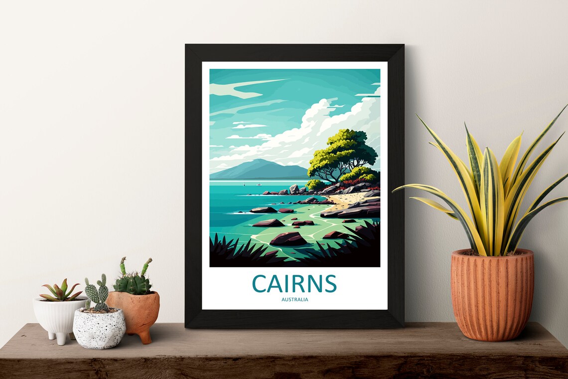 Cairns Travel Poster, Australia Wall Decor - Image 3