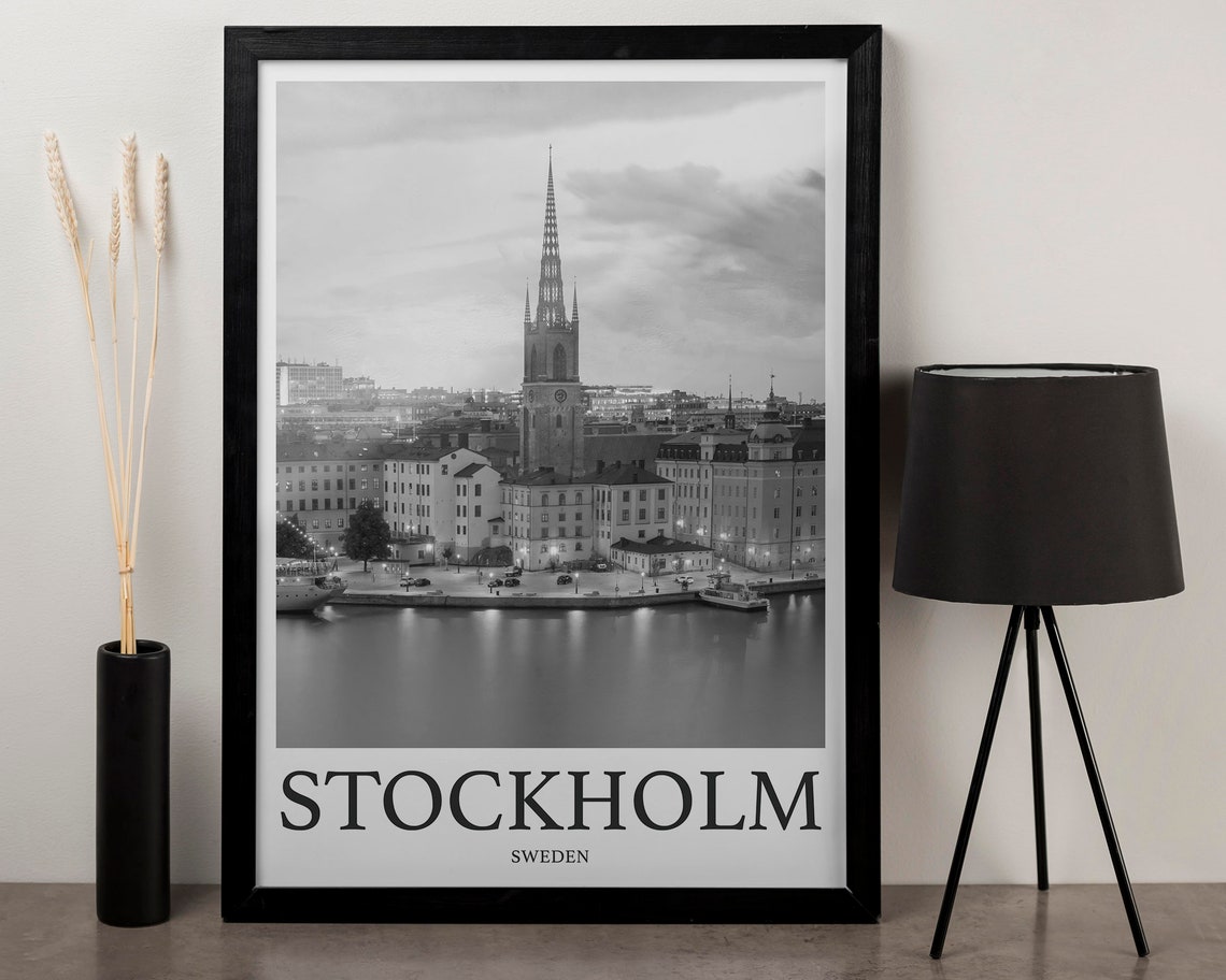 Stockholm Photo Print Of Stockholm Sweden Travel Photo Hanging Decor Photo Travel Art Gift For Travel Artwork Wall Art Framed Photo Travel - Image 3