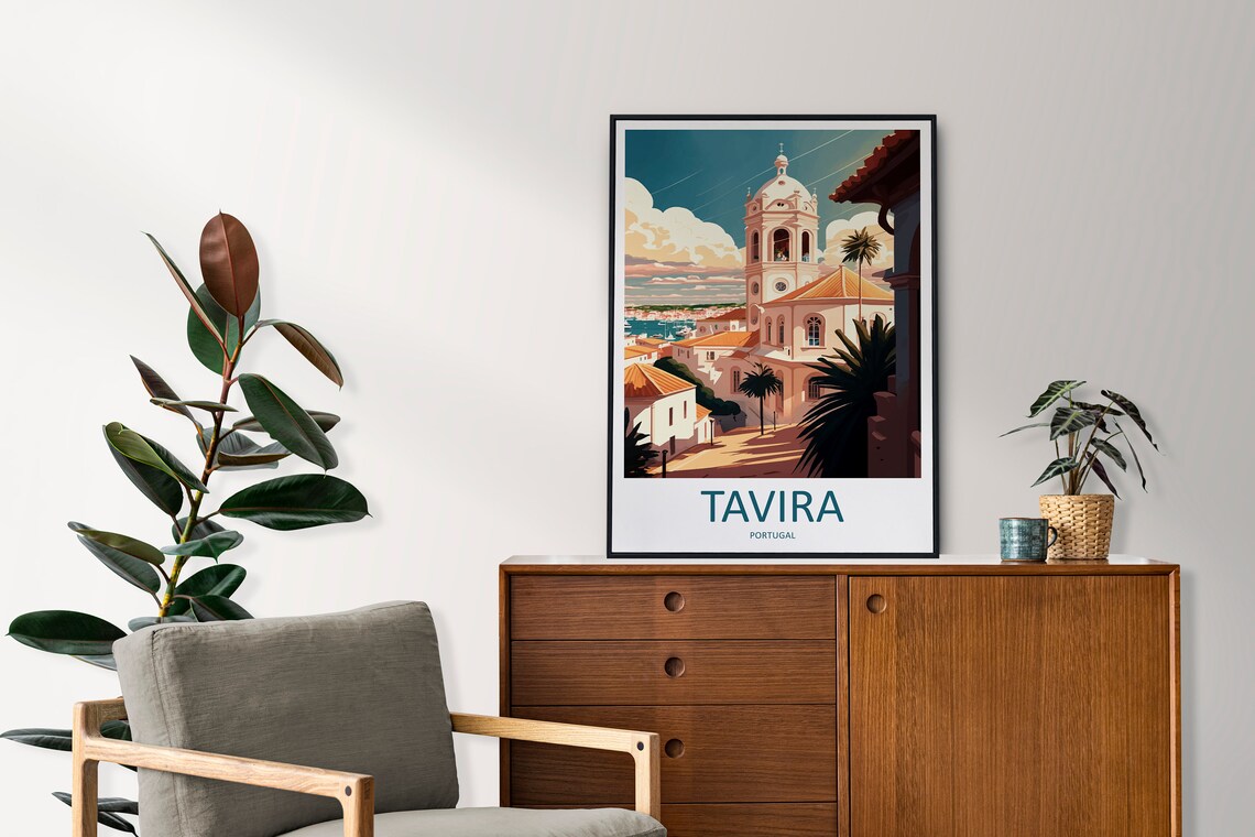 Tavira Travel Poster, Portugal Wall Decor - Image 2