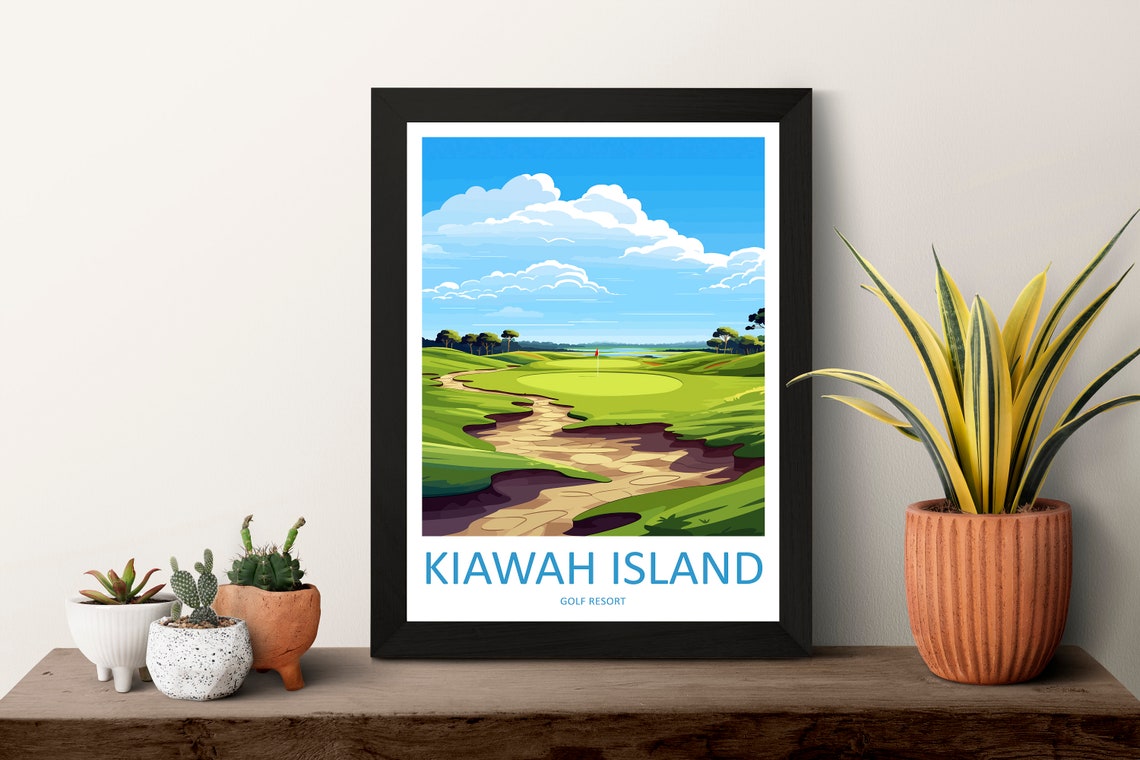 Kiawah Island Golf Resort Lush Fairways and Sand Bunkers Poster - Image 3