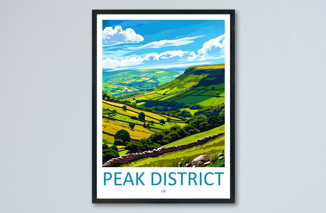 Peak District Nature Enthusiast Gift Wall Art Print