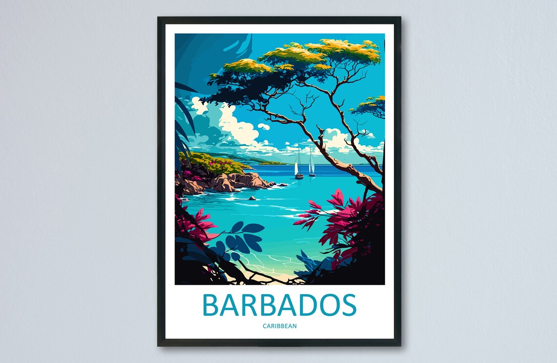 Barbados Wall Hanging Home Dcor Travel Poster