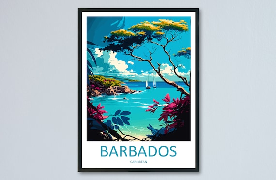 Barbados Wall Hanging Home Dcor Travel Poster