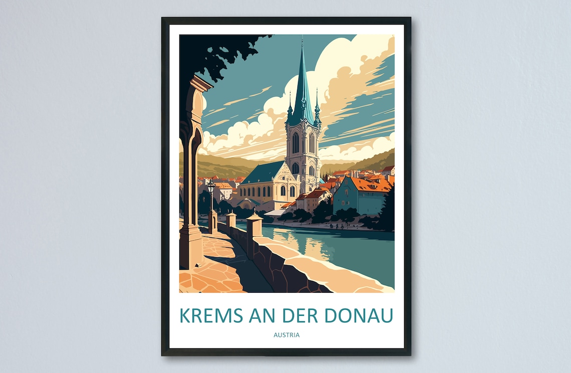 Krems An Der Donau Travel Poster, Austria Art Print