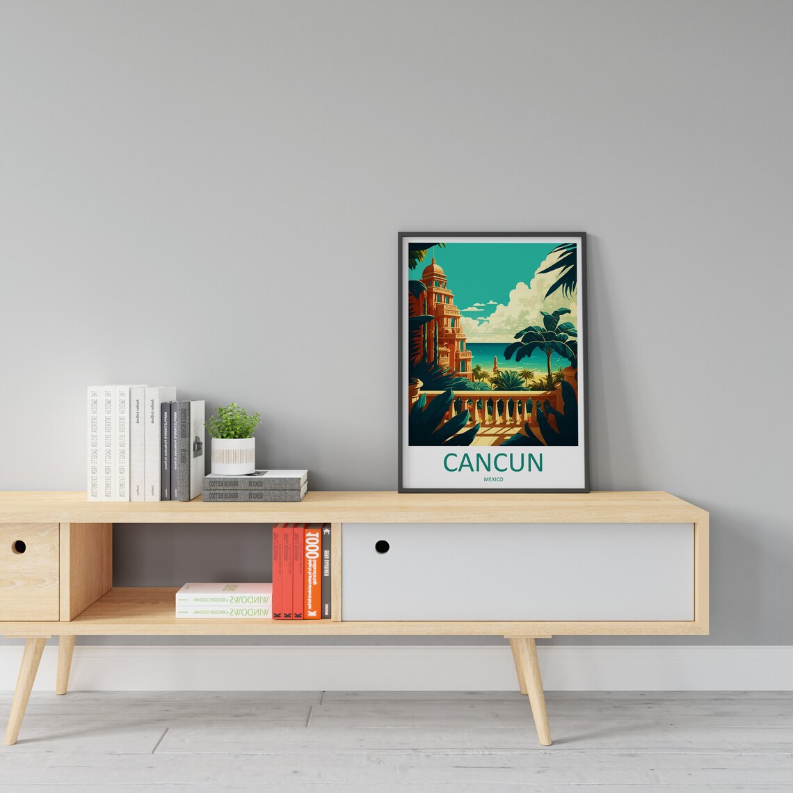 Cancun Travel Poster, Latin America Wall Art - Image 3