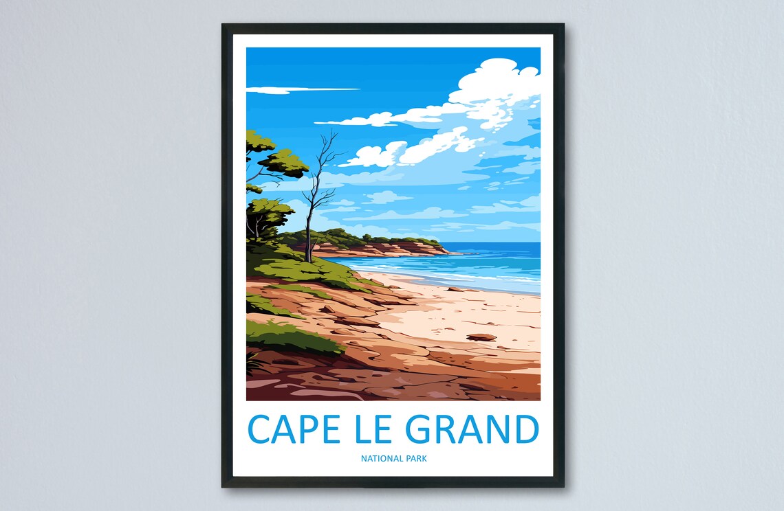 Cape Le Grand National Park Rocky Beach Shore Australia Poster