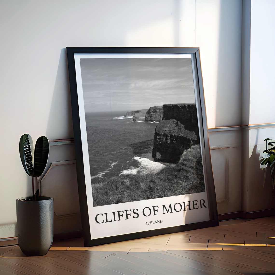 Cliffs Of Moher Photo Print Of Cliffs Of Moher Ireland Travel Photo Hanging Decor Photo Travel Art Gift For Travel Artwork Wall Art Framed - Image 2