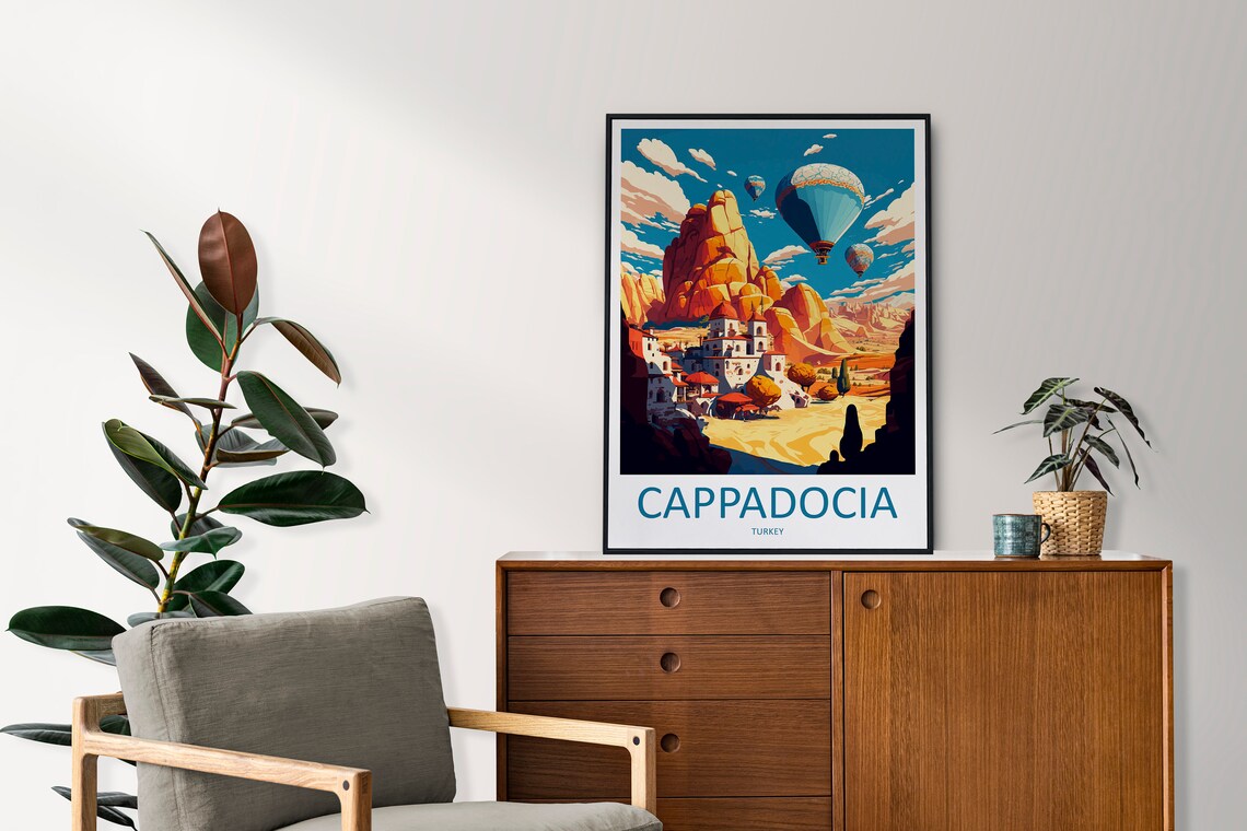 Cappadocia Travel Poster, Europe Wall Decor - Image 2