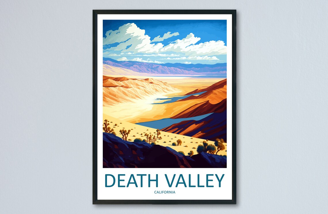 Death Valley National Park Travel Poster, California