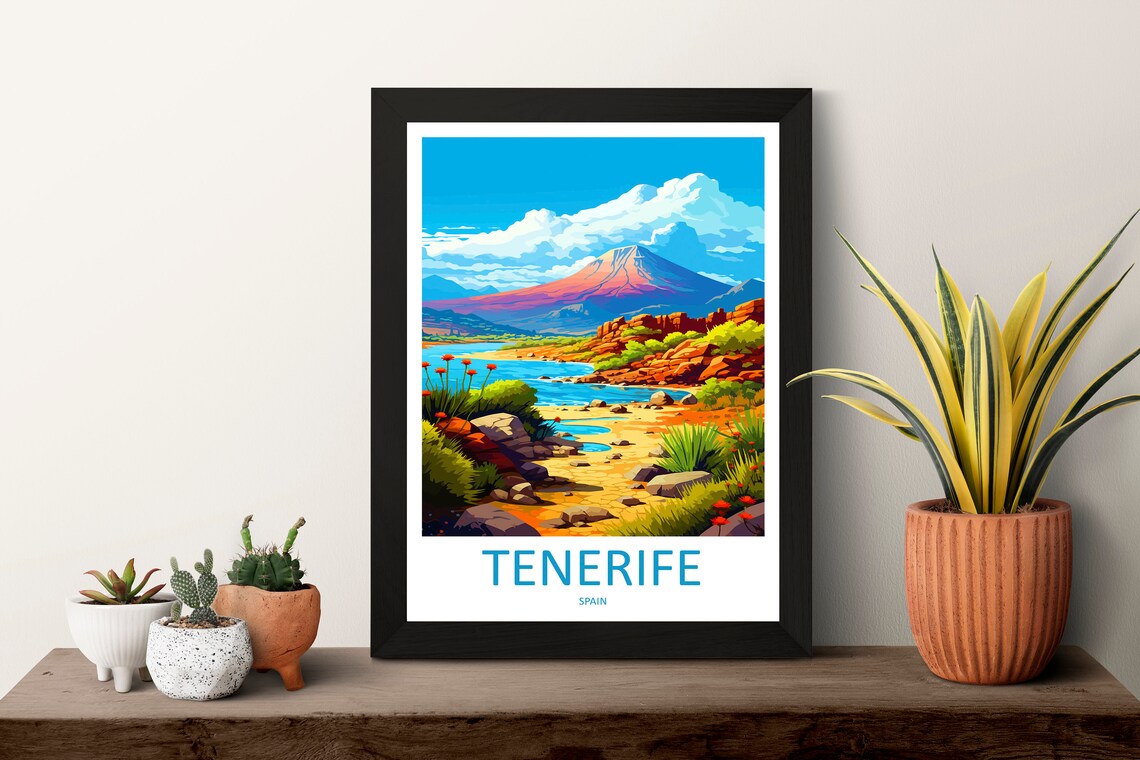 Tenerife Travel Poster, Spain Wall Art - Image 3