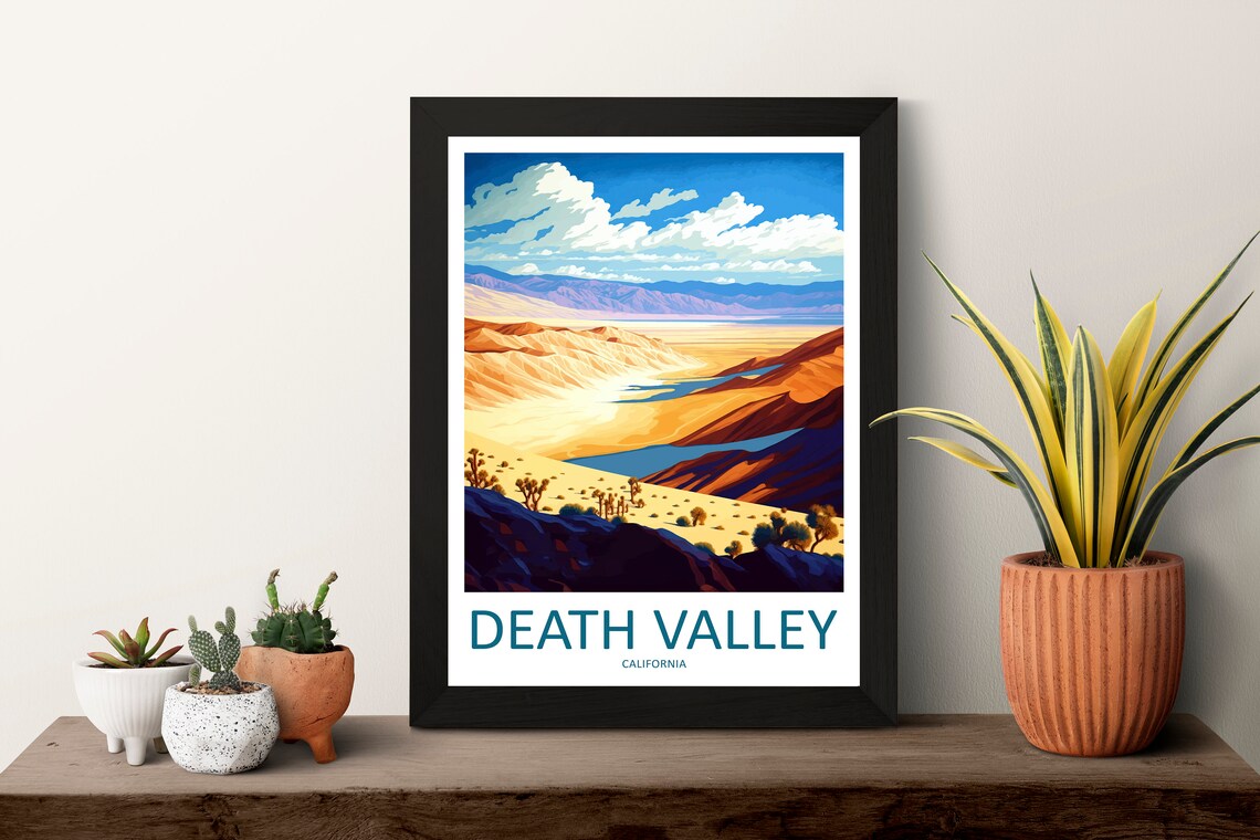 Death Valley National Park Travel Poster, California - Image 3