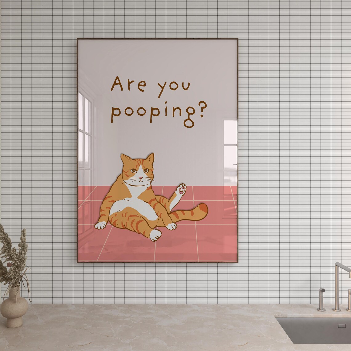 Funny Bathroom Wall Art, Bathroom Decor Poster - Image 2
