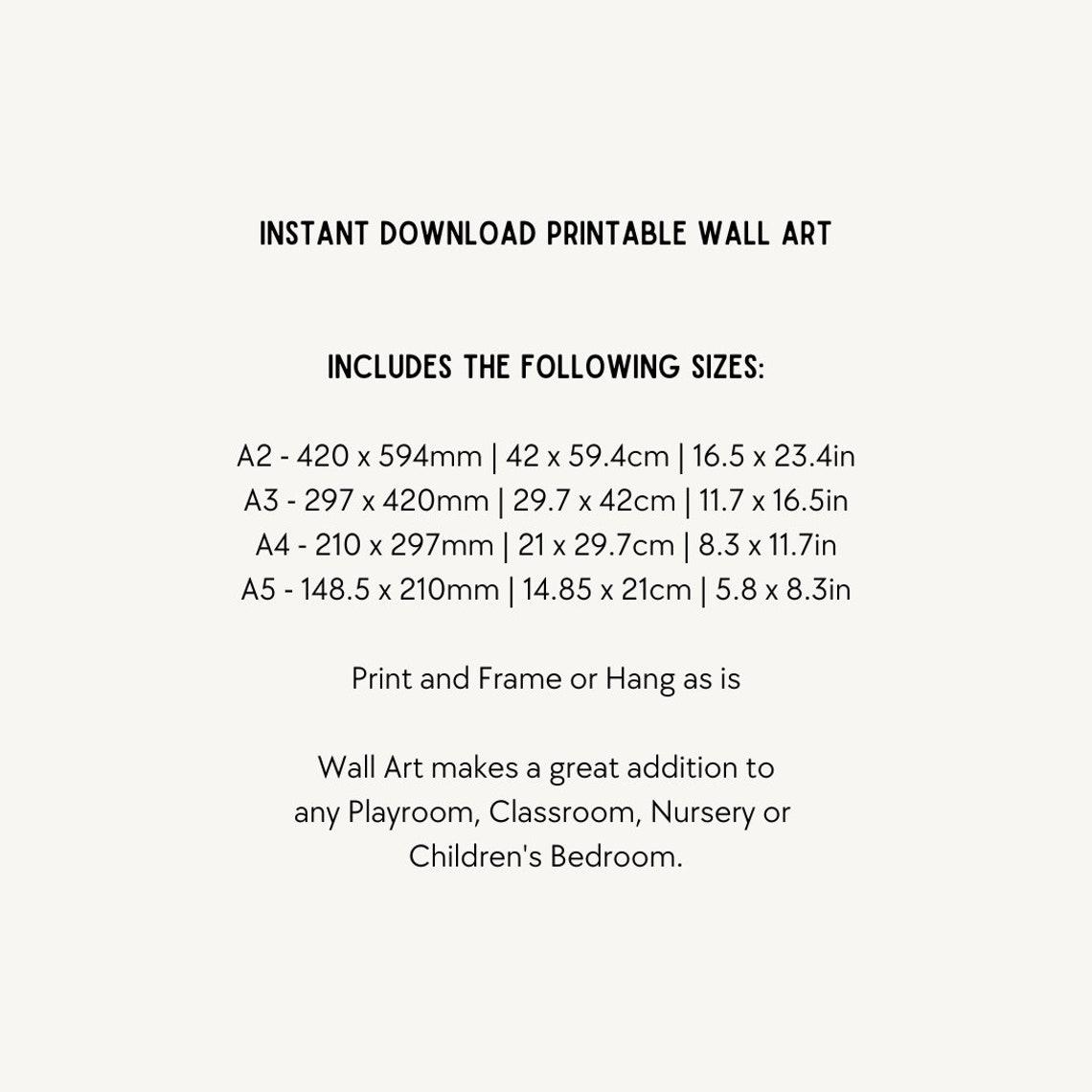 Watercolor Flowers Educational Poster with Names for Kids Room Decor - Image 2
