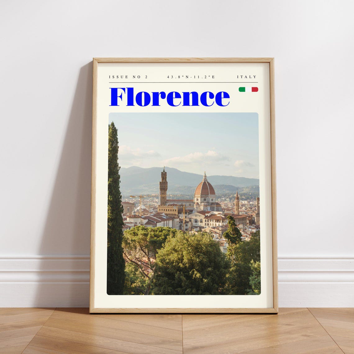 Florence Italy Cathedral Dome Tuscan Cityscape Scenic Travel Poster - Image 3