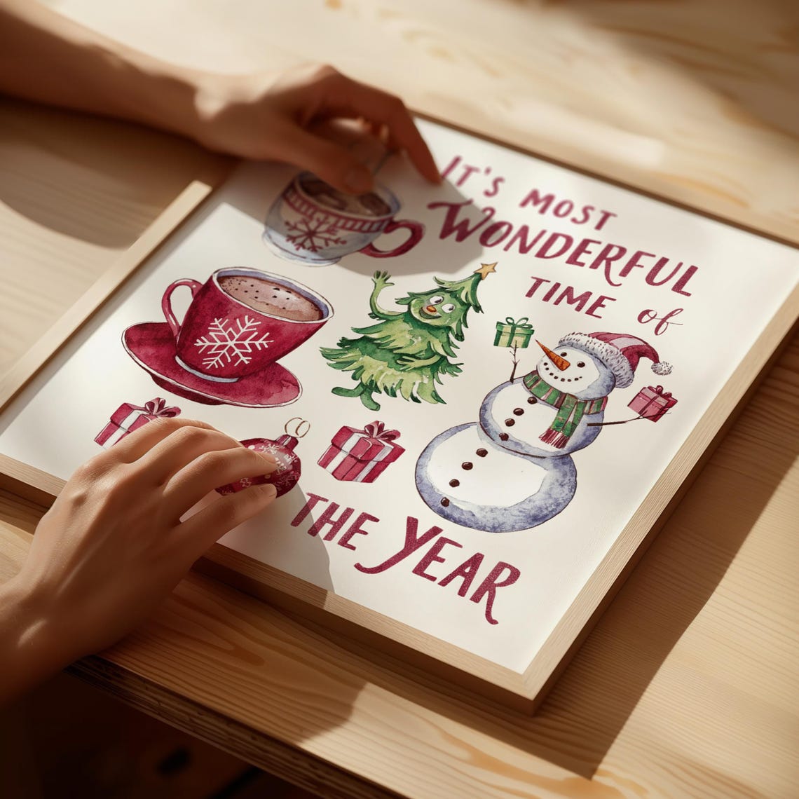 Its The Most Wonderful Time Of The Year Groovy Christmas Poster - Image 4