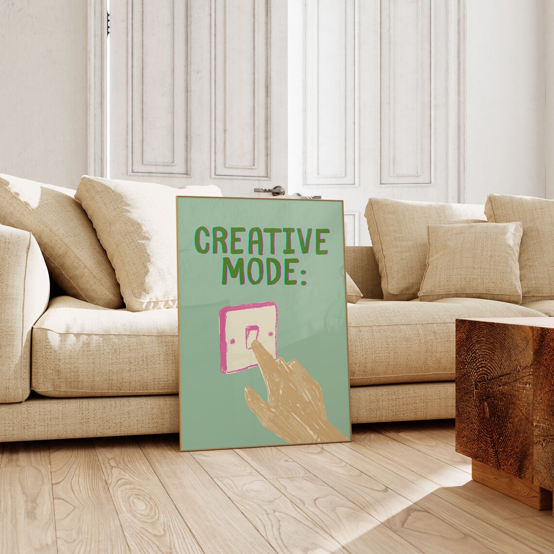 Creative Mode Print Funny Office Prints Trendy Wall Art Prints Girly Apartment Decor Pink Retro Funky Wall Art - Image 3