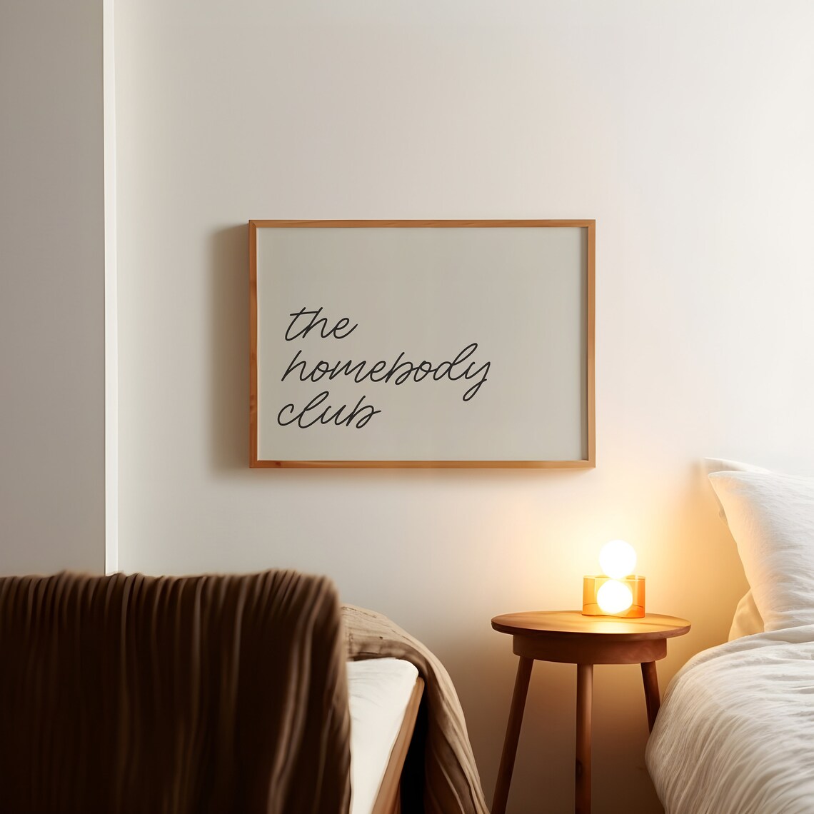 The Homebody Club, Minimalist Living Room Art Print - Image 3
