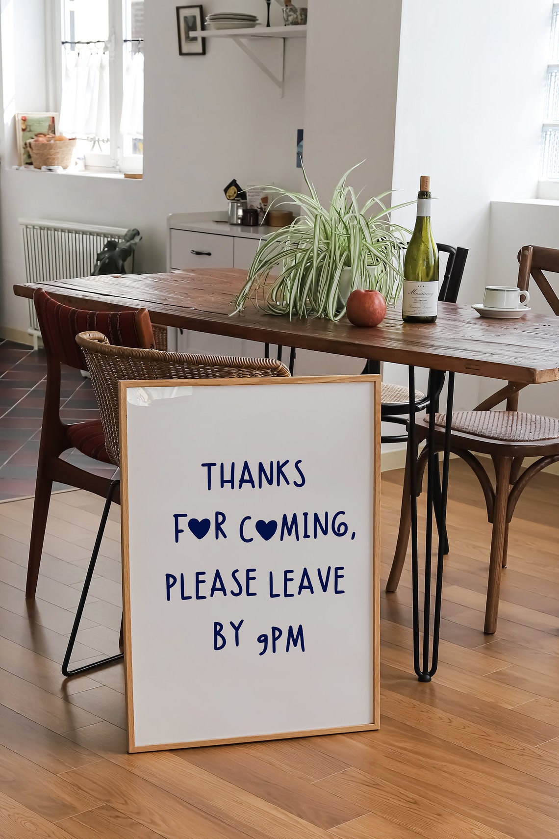 Thanks for Coming Please Leave by 9PM Cheeky Host Wall Poster - Image 2